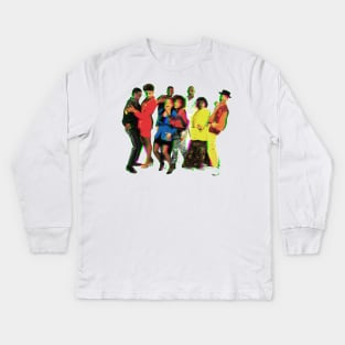 A 90s World is Different Kids Long Sleeve T-Shirt